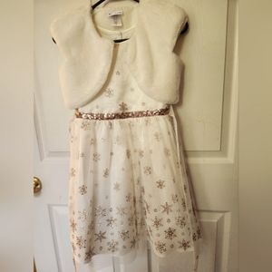 2 piece Young girls party dress